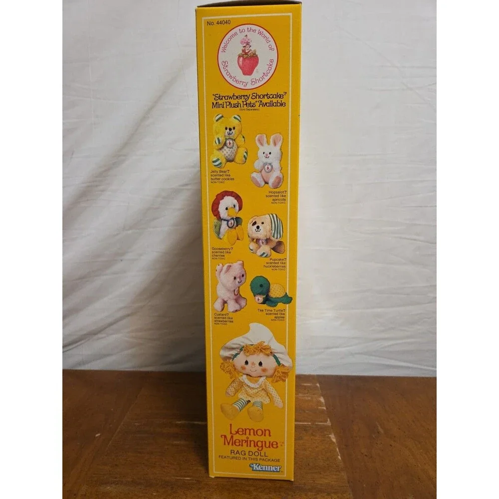 Lemon Meringue Strawberry Shortcake's Friend Rag Doll Kenner 1984 NIB Vintage